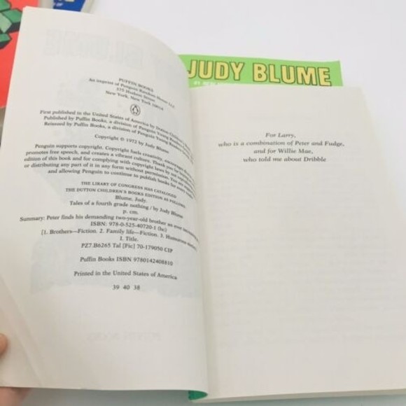 Judy Blume Book Lot of 4 Fudge and Sheila Paperbacks - Picture 8 of 10